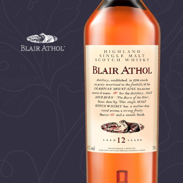 Blair Athol 12 Jahre - Flora & Fauna - Highland Single Malt Scotch Whisky