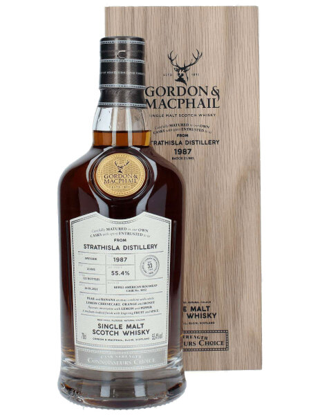 Strathisla 33 Jahre - 1987/2021 - Gordon & MacPhail - Connoisseurs Choice - Cask No. 3052 - Single Malt Scotch