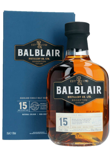 Balblair 15 Jahre - Highland Singe Malt Scotch Whisky