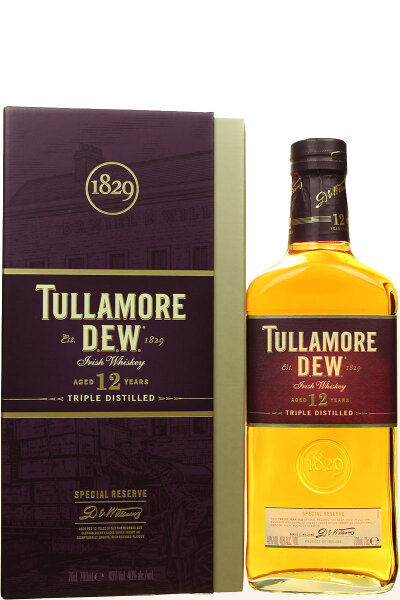 Tullamore DEW 12 Jahre - Triple Distilled - Irish Blended Whiskey