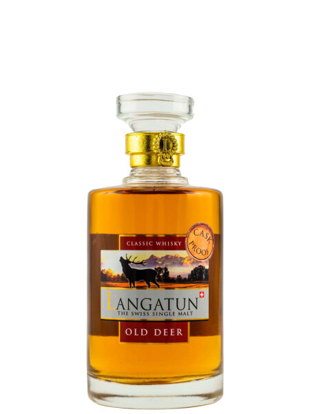 Langatun Old Deer Classic - Cask Strength - Swiss Single Malt Whisky
