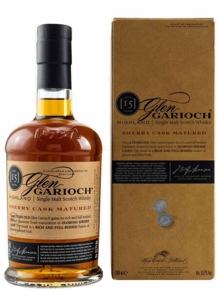 Glen Garioch Sherry Cask - 15 Jahre - Single Malt Scotch Whisky