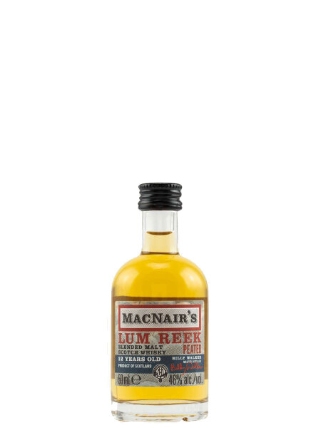 MacNair´s Miniatur Lum Reek Peated - 12 Jahre - Blended Malt Scotch Whisky