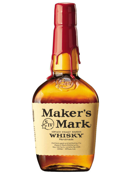 Makers Mark Kentucky Straight Bourbon Whiskey - 1,0 Liter Flasche
