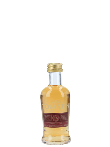 Tomatin Miniatur - 14 Jahre - Single Malt Scotch Whisky