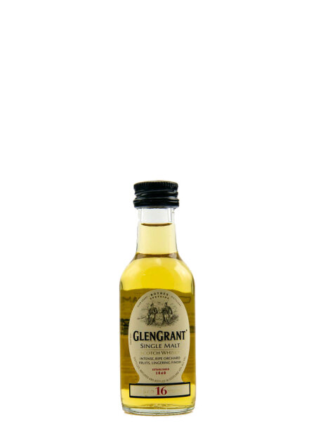 Glen Grant Miniatur - 16 Jahre - Single Malt Scotch Whisky