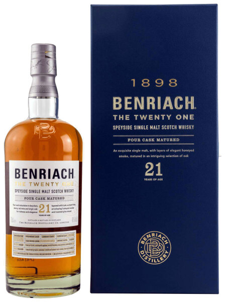 BenRiach 21 Jahre - The Twenty One - Four Cask Matured - Single Malt Whisky