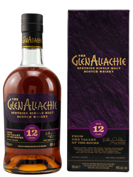 GlenAllachie 12 Jahre - alte Ausstattung - Speyside Single Malt Scotch Whisky