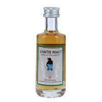 Säntis Malt Miniatur - Edition Sigel - Appenzeller Single Malt - Swiss Alpine Whisky