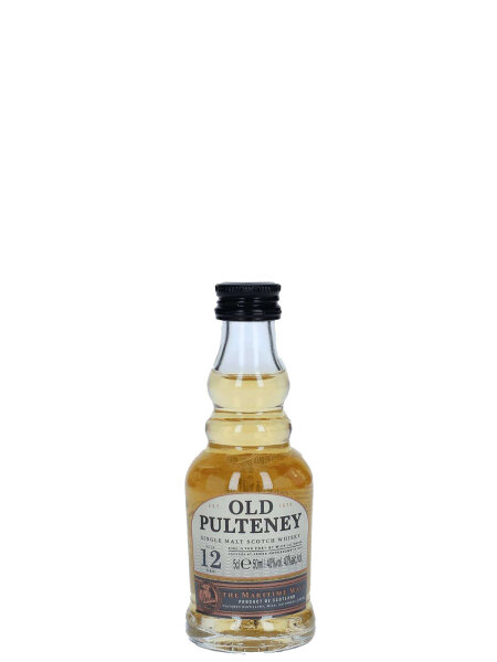 Old Pulteney Miniatur - 12 Jahre - The Maritime Malt - Single Malt Scotch Whisky