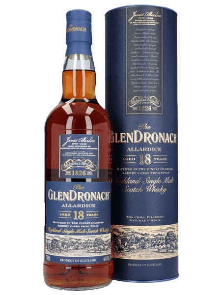 Glendronach Allardice - 18 Jahre - Highland Single Malt Scotch Whisky