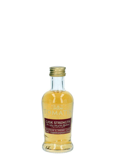 Tomatin Miniatur - Cask Strength - Bourbon & Sherry Casks - Single Malt Scotch Whisky