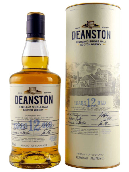 Deanston 12 Jahre - Tube - Highland Single Malt Scotch Whisky