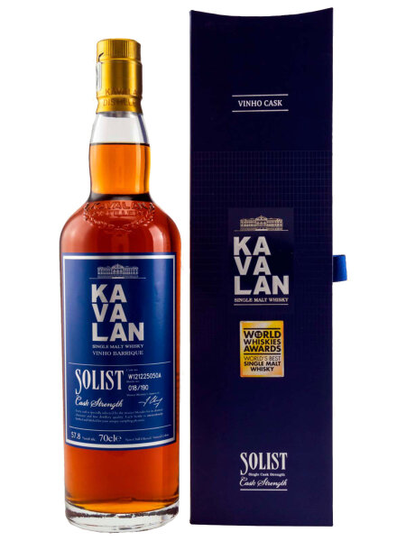 Kavalan Solist - Vinho Barrique - Cask Strength - Single Malt Whisky
