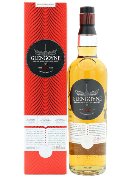 Glengoyne 12 Jahre - Highland Single Malt Scotch Whisky - Neue Austattung