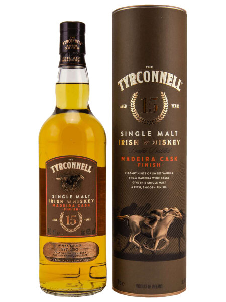 Tyrconnell 15 Jahre - Madeira Cask Finish - Single Malt Irish Whiskey