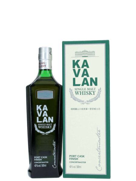 Kavalan Concertmaster - Port Cask Finish - Single Malt Whisky - 0,5L