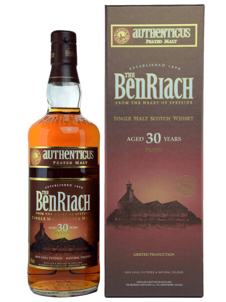 BenRiach Authenticus - 30 Jahre - Single Malt Scotch Whisky