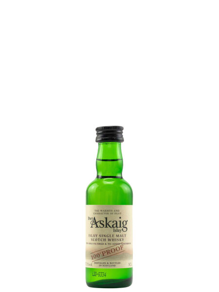 Port Askaig Miniatur - 100 Proof - Single Malt Scotch Whisky