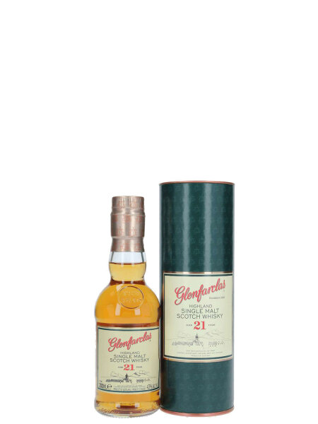 Glenfarclas Midi - 21 Jahre - Highland Single Malt Scotch Whisky - 200 ml