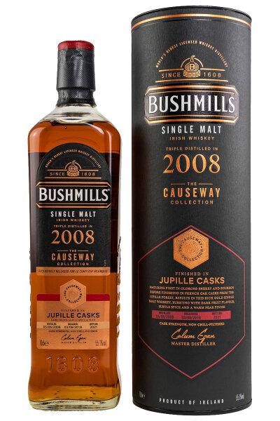 Bushmills 2008/2021 - Jupille Cask - The Causeway Collection - Irish Single Malt Whiskey
