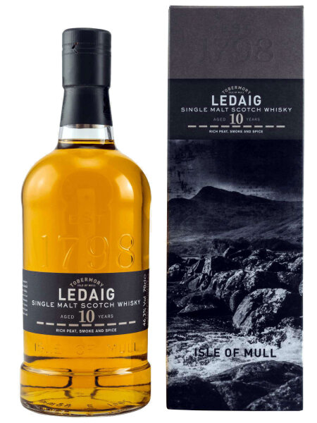Ledaig 10 Jahre - Rich Peat, Smoke and Spice - Single Malt Scotch Whisky