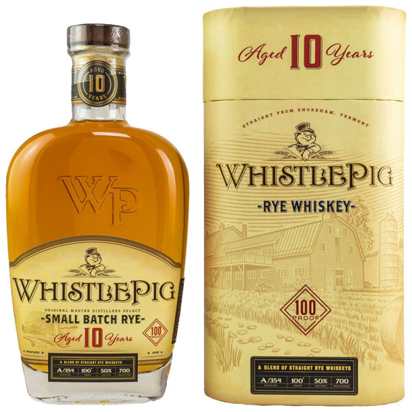 Whistlepig 10 Jahre - Small Batch Rye - Blended Straight Rye Whiskey