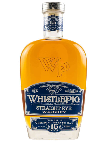 Whistlepig 15 Jahre - Vermont Estate Oak - Straight Rye Whiskey