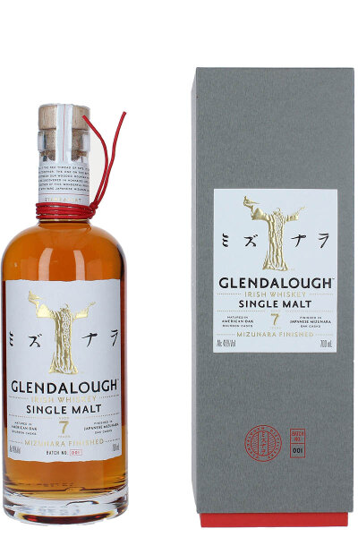 Glendalough 7 Jahre - Mizunara Cask Finish - Batch No. 001 - Irish Single Malt Whiskey