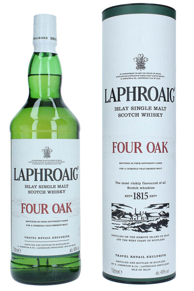 Laphroaig Four Oak - Travel Retail Exclusive - 1,0 Liter - Islay Single Malt Scotch Whisky