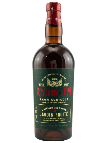 Rhum J.M. Jardin Fruité - LAtelier des Rhums - Rhum Agricole - Rum