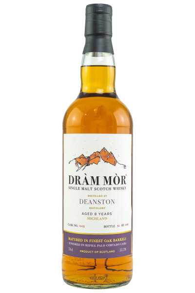 Deanston 8 Jahre - Dràm Mòr - Palo Cortado Cask Finish - Cask No. 1013 - Single Malt Whisky
