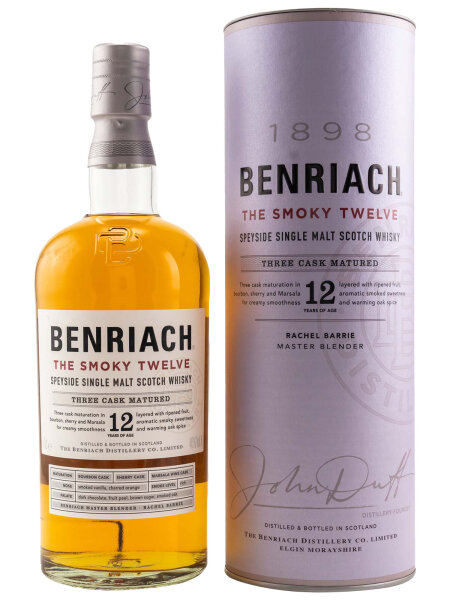 BenRiach The Smoky Twelve - 12 Jahre - Single Malt Scotch Whisky