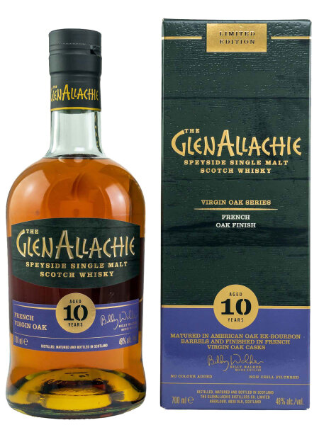 GlenAllachie 10 Jahre - French Oak Finish - Virgin Oak Series - Speyside Single Malt Scotch Whisky