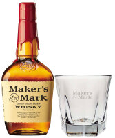Makers Mark Kentucky Straight Bourbon Whiskey + Tumbler...