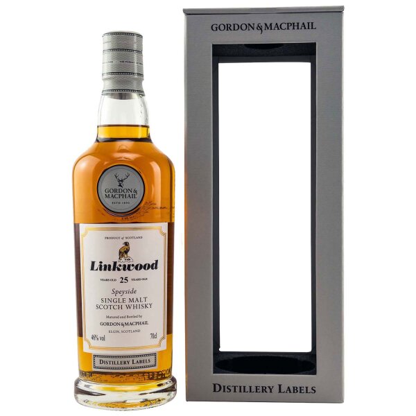 Linkwood 25 Jahre Gordon & Macphail Distillery Labels 2022