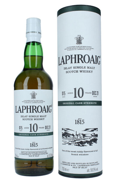 Laphroaig 10 Jahre - Cask Strength - Batch No. 15 - Single Malt Scotch Whisky