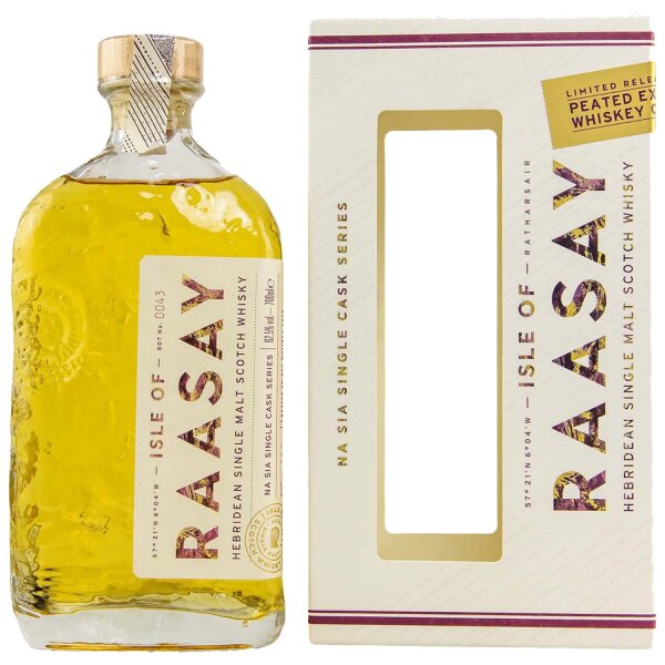 Isle of Raasay Peated Ex-Rye Whiskey Cask - Cask No. 18/629 - Single Malt Scotch Whisky