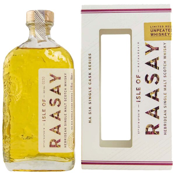 Isle of Raasay Ex-Rye Whiskey Cask - Cask No. 19/245 - Single Malt Scotch Whisky