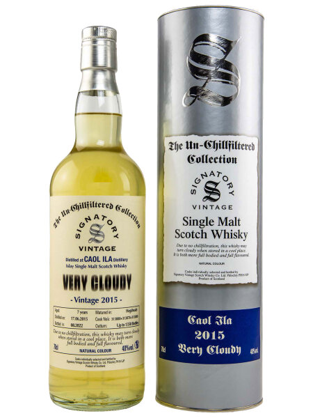 Caol Ila - 7 Jahre - 2015/2022 - Signatory Vintage - Very Cloudy - Single Malt Scotch Whisky