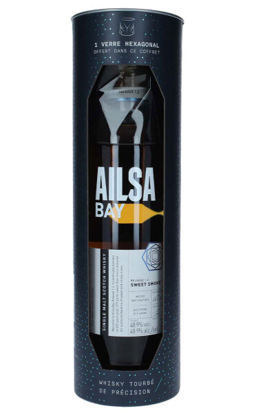 Ailsa Bay Sweet Smoke - Batch 1.2 - Micro Matured mit Glas - Single Malt Whisky