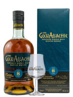 GlenAllachie 8 Jahre - Single Malt Scotch Whisky mit Glas