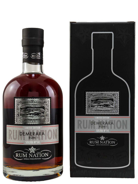 Rum Nation Demerara - Solera No. 14 - British Guiana - Single Domaine Rum