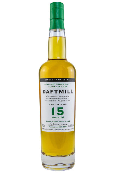 Daftmill 15 Jahre - Lowland Single Malt Scotch Whisky