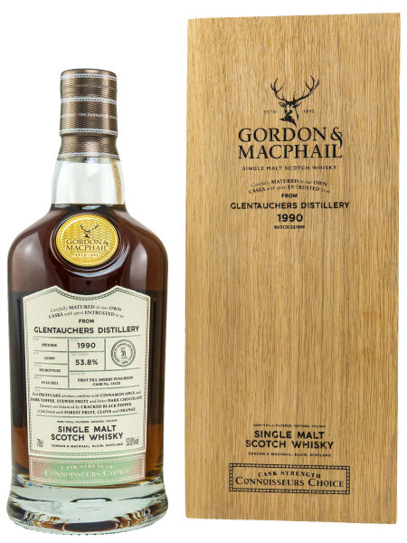 Glentauchers 31 Jahre - 1990/2021 - Gordon & MacPhail - Connoisseurs Choice - Cask #14520 - Single Malt Whisky