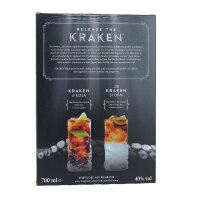 The Kraken Black Spiced Rum - Geschenkset mit Glas