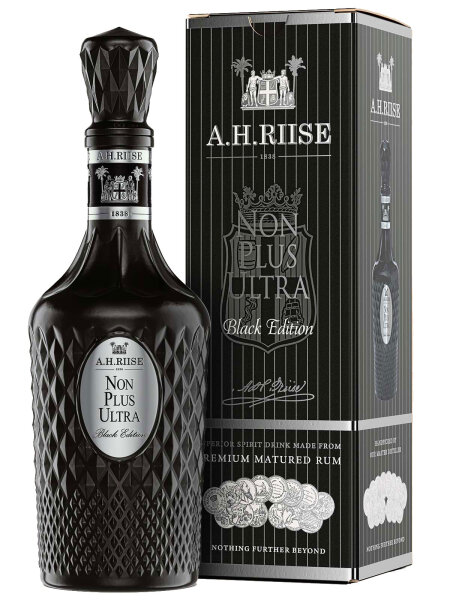 A.H. Riise Non Plus Ultra - Black Edition - Superior Rum Based Spirit Drink