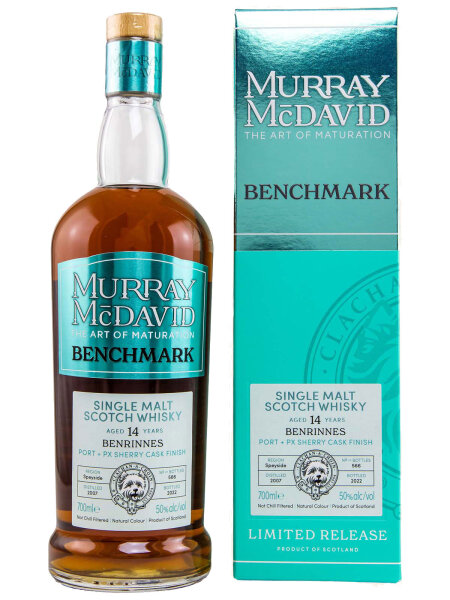 Benrinnes 14 Jahre - Murray McDavid - Benchmark - Port+PX-Sherry Finish - Single Malt Whisky