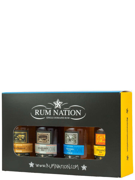 Rum Nation Mini Collection - 4x 0,05 l - Rum
