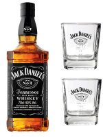 Jack Daniels Old Nr. 7 + 2x Tumbler  - Tennessee Whiskey...
